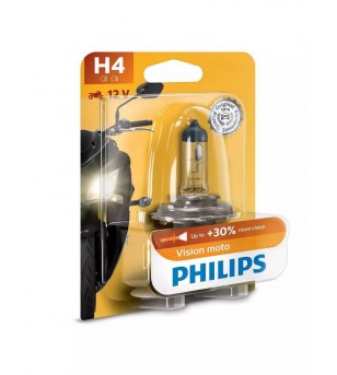 Ampoule PHILIPS H4 Vision Moto 12V/60/55W - x1