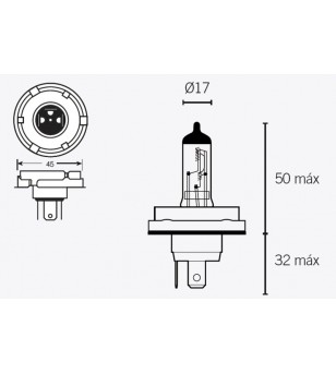 Ampoule TECNIUM H5 12V 60/55W