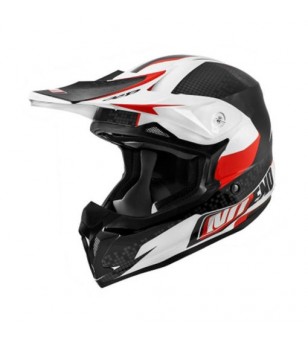 Casque cross Noend Defcon noir-rouge