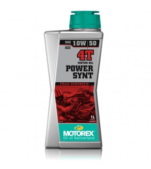 Huile moteur MOTOREX Power Synt 4T 10W50 synthétique 1L/4L