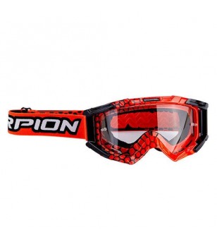 Scorpion lunettes de cross OLD Rouge fluo - Noir