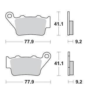 Plaquettes de frein racing série GasGas/Husa/Hva/Ktm/Tm