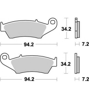 Plaquettes de frein Nitro Beta/GasGas/Hon/kawa/Suzu/Riej/Yam