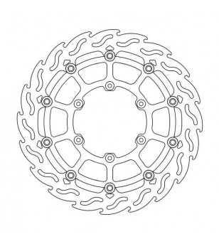 Disque de frein Supermoto Racing Flame 320mm GasGas/Rieju