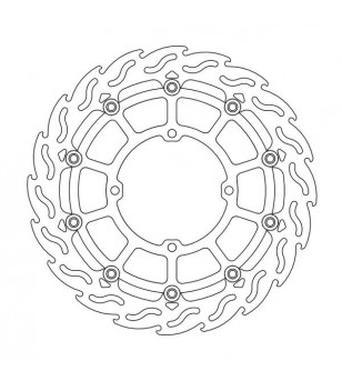 Disque de frein Supermoto Racing Flame 320mm Kawasaki
