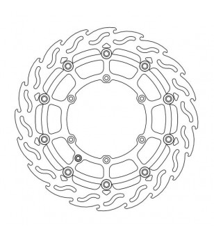 Disque de frein Supermoto Racing Flame 320mm Beta