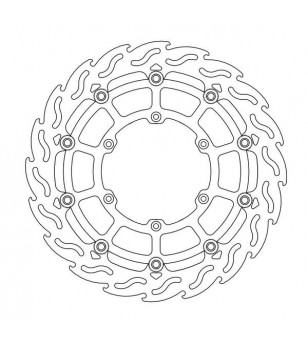 Disque de frein Supermoto Racing Flame 320mm Fantic/Suzuki/Yamaha