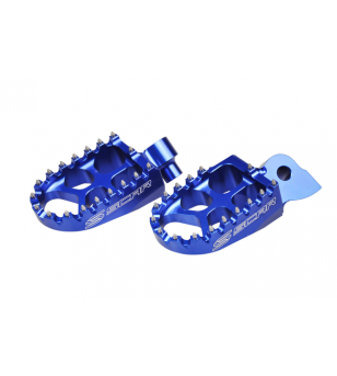 Repose-pieds SCAR Racing Evolution bleu Fantic/Yamaha