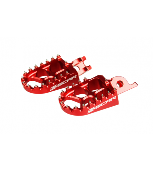 Repose-pieds SCAR Evolution Racing rouge Honda/Kawasaki