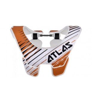 Protection cervicale ATLAS Air Brace orange-blanc