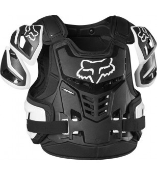 Plastron FOX Raptor Vest Chest G noir-blanc